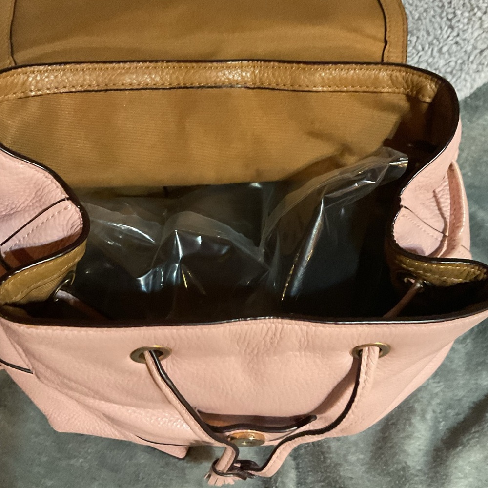 Coach Elle Pink Leather Backpack - Picture 3 of 3
